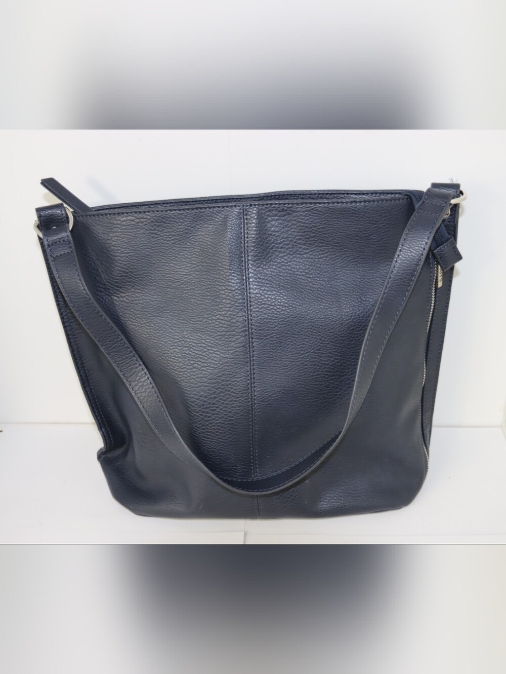 Navy Blue Roots Shoulder Bag 14"×11"
